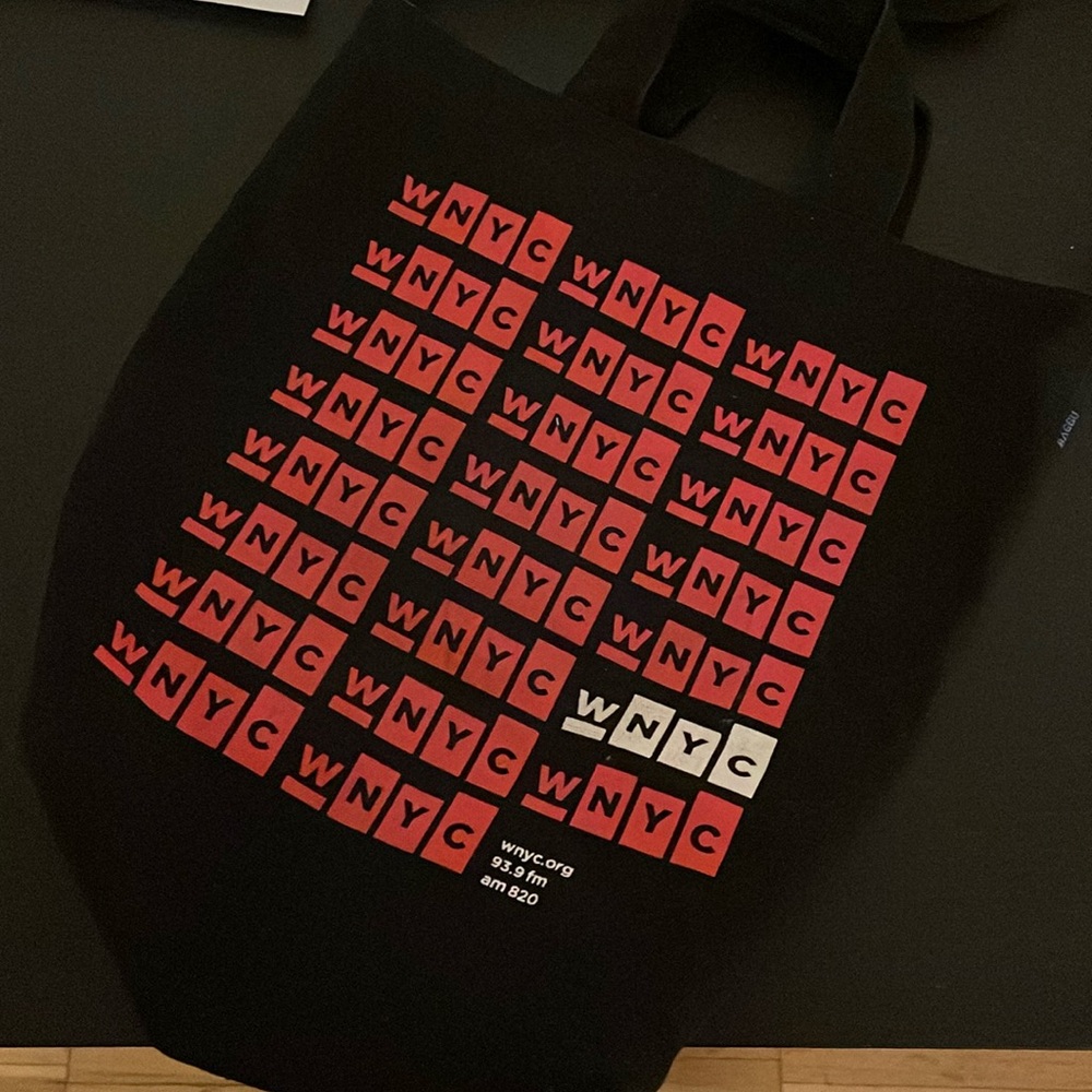 WNYC Baggu canvas tote